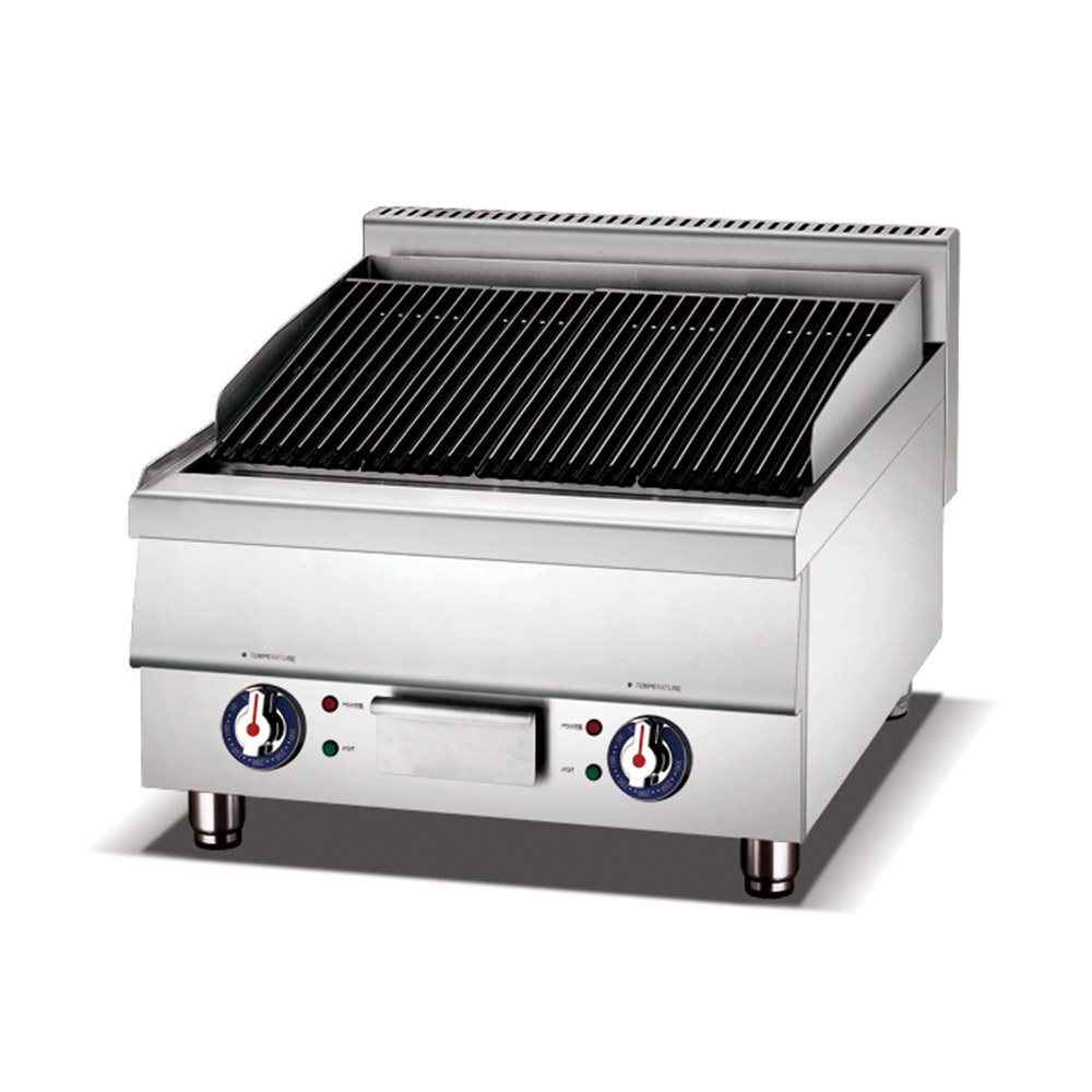 Compact countertop commercial charbroiler